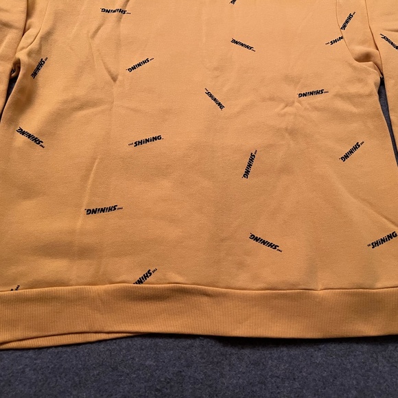 DUMBGOOD x THE SHINING Repeat Logo Yellow Pullover Hoodie Kubrick Collection - Picture 7 of 13